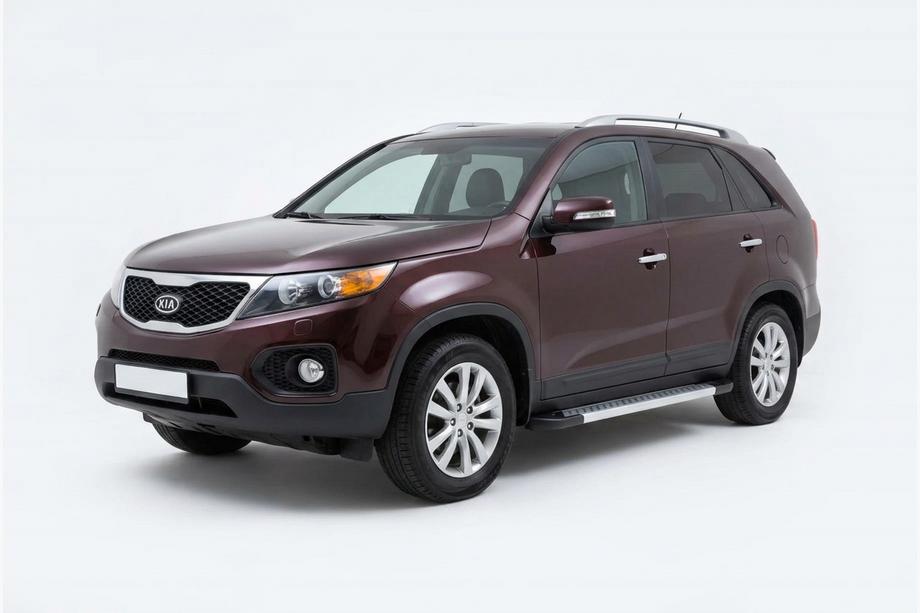 Kia Sorento II XM 2009–2014 Side steps New Vision Grey (2 stuks, aluminium) 2013-2016 Image
