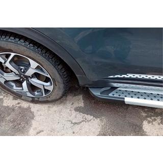 Side steps New Vision Grey (2 stuks, aluminium) Kia Sportage 2015–2021 foto 2