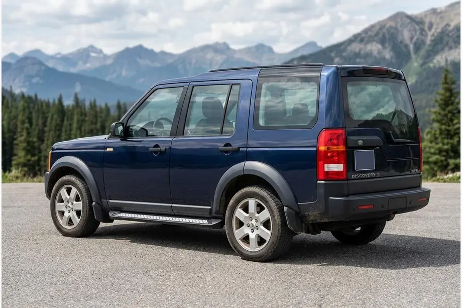 Land Rover Discovery III 2004–2009 Zijstappen New Vision Black (set van 2 stuks, aluminium) Image