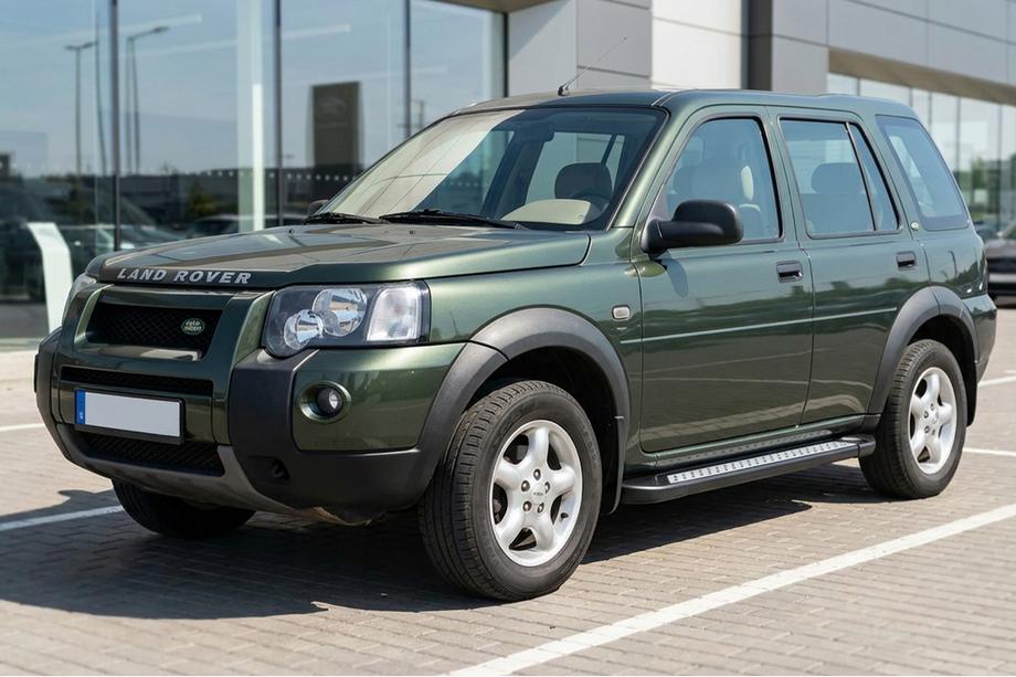 Land Rover Freelander I 1997–2006 Zijstappen New Vision Black (set van 2 stuks, aluminium) Image
