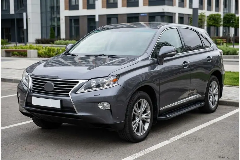 Lexus RX 2009–2015 Side steps RedLine Black (set van 2, aluminium) Image