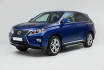 Lexus RX 2009–2015 Zijstappen New Vision Black (set van 2 stuks, aluminium) foto 1