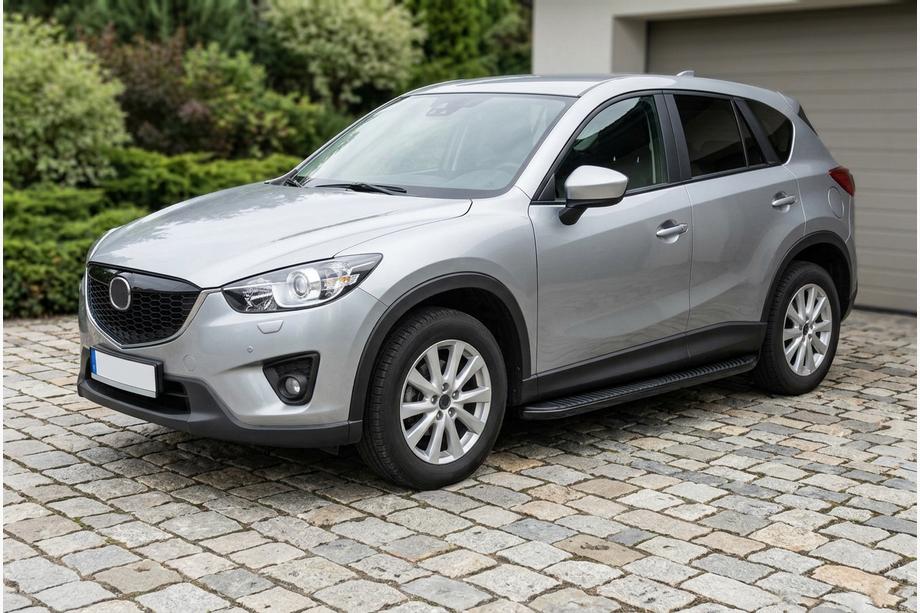 Mazda CX-5 2012–2017 Side steps Tayga Black (2 stuks, aluminium) Image
