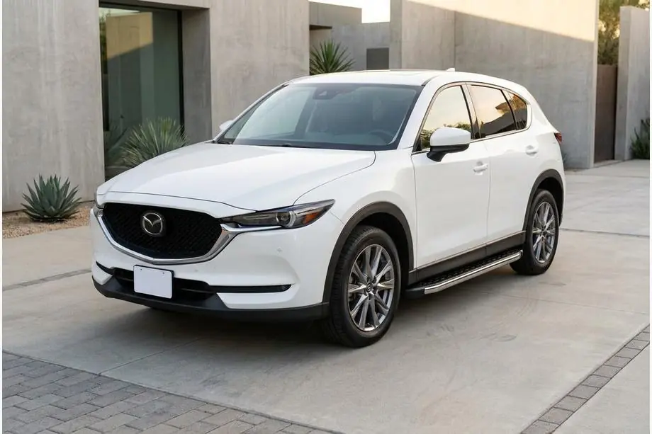 Mazda CX-5 2017–2025 BlackLine zijsteps (2 stuks, aluminium) Image