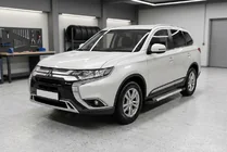 Mitsubishi Outlander 2012–2021 Side steps New Vision Grey (2 stuks, aluminium) foto 1
