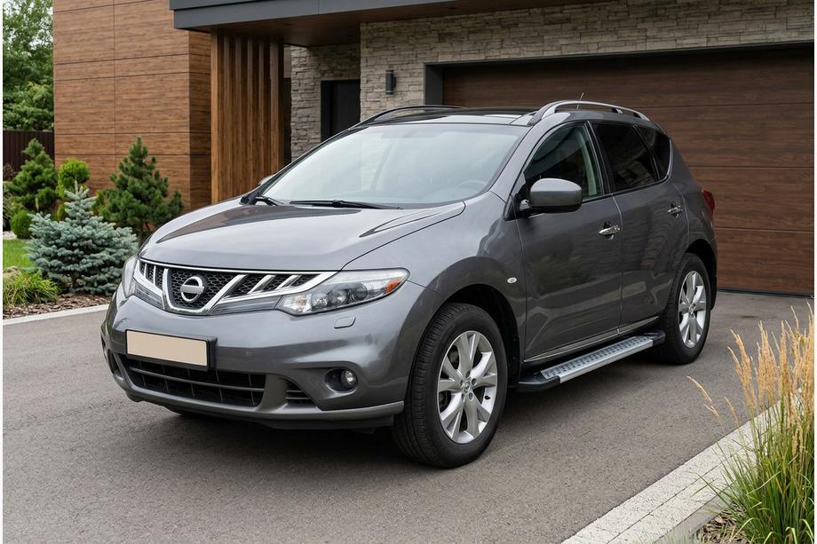Nissan Murano 2008–2014 New Vision Grey zijsteps (set van 2, aluminium) Foto 1