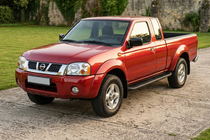 Nissan NP300 1999–2015 Side steps Tayga Black (2 stuks, aluminium) foto 1