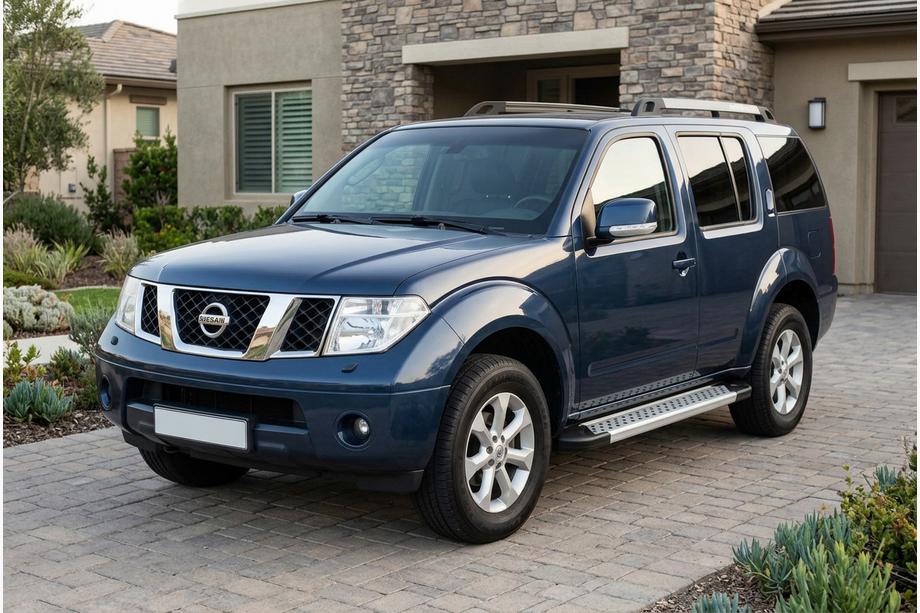 Nissan Pathfinder R51 2005–2014 Side steps New Vision Grey (2 stuks, aluminium) Image