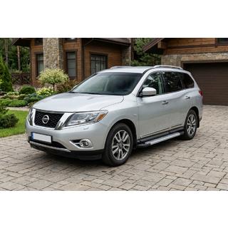 Side steps New Vision Grey (2 stuks, aluminium) Nissan Pathfinder R52 2012–2021 foto 1