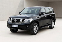 Nissan Patrol Y62 2010–2024 Side steps Tayga Black (2 stuks, aluminium) foto 1