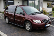 Chrysler Voyager 2001–2007 Bosphorus Black side steps (2 stuks, aluminium) foto 1