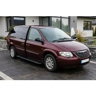 Bosphorus Black side steps (2 stuks, aluminium) Chrysler Voyager 2001–2007 foto 1