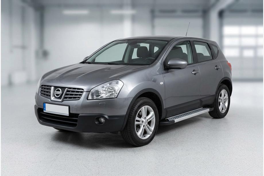Nissan Qashqai 2007–2010 Side steps New Vision Grey (2 stuks, aluminium) Image