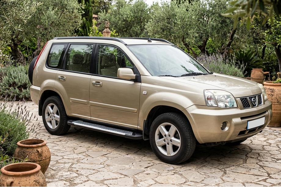 Nissan X-trail T30 2002–2007 Zijsteps Line (2 stuks, aluminium) Image