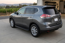 Nissan X-trail T32/Rogue 2014–2021 Side steps Tayga Black (2 stuks, aluminium) foto 1