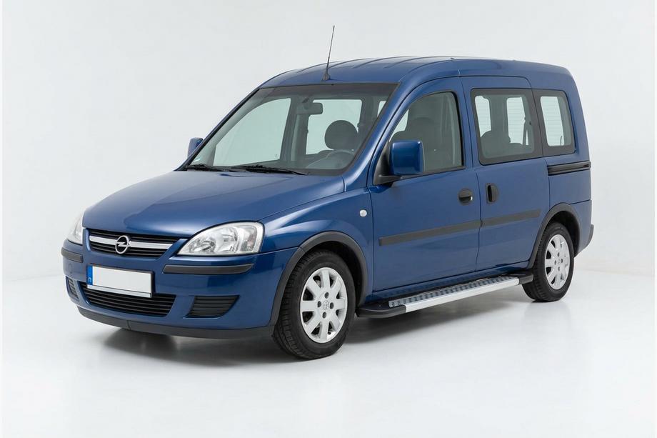 Opel Combo 2002–2012 Side steps New Vision Grey (2 stuks, aluminium) Image