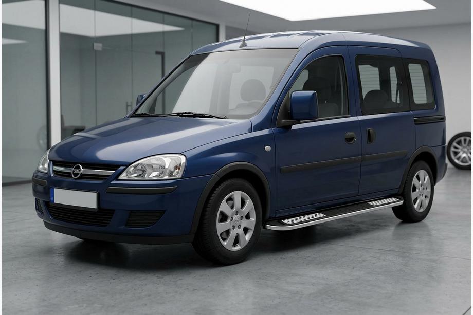 Opel Combo 2002–2012 Tayga V2 side steps (2 stuks, aluminium) Image