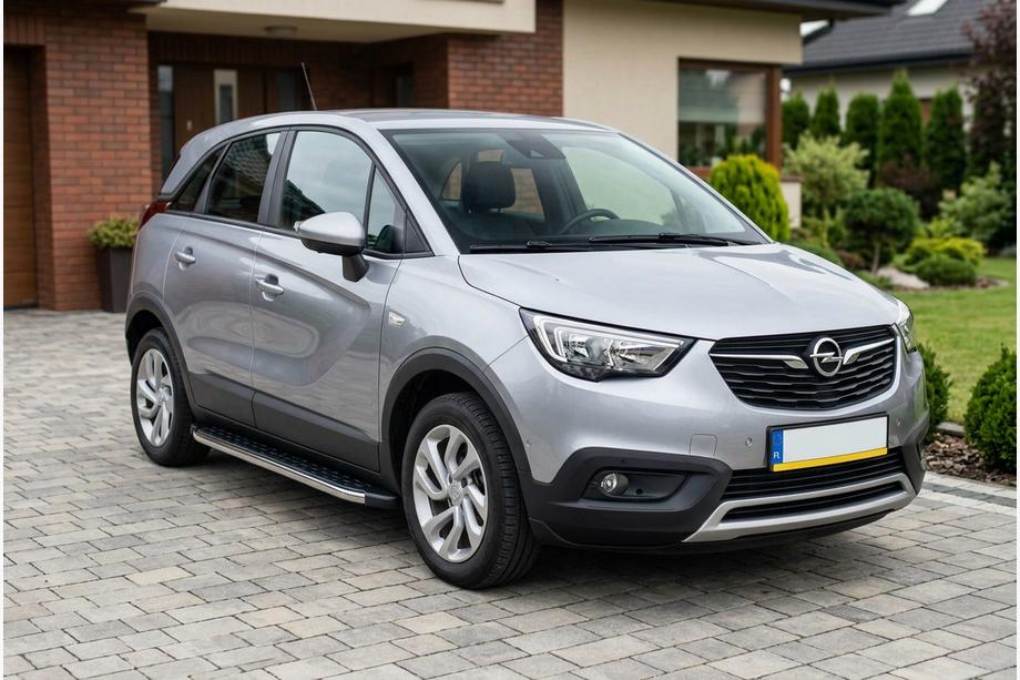 Opel Crossland X 2017–2024 BlackLine zijsteps (2 stuks, aluminium) Image