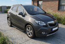 Opel Mokka 2012–2021 Side steps Tayga Black (2 stuks, aluminium) foto 1