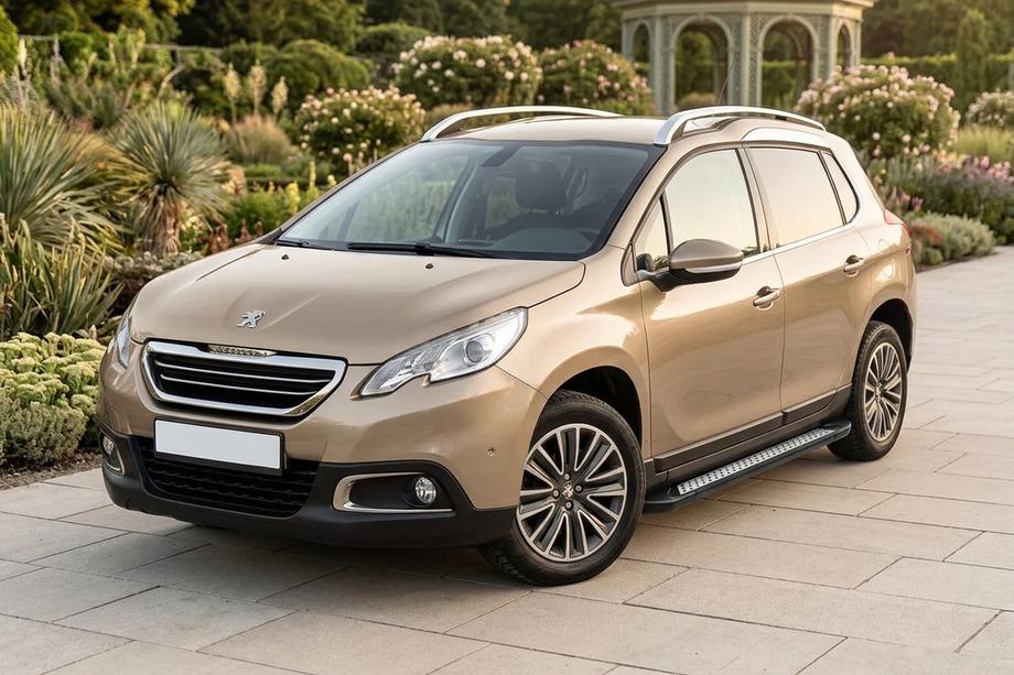 Peugeot 2008 2013–2019 Side steps New Vision Black (2 stuks, aluminium) Image