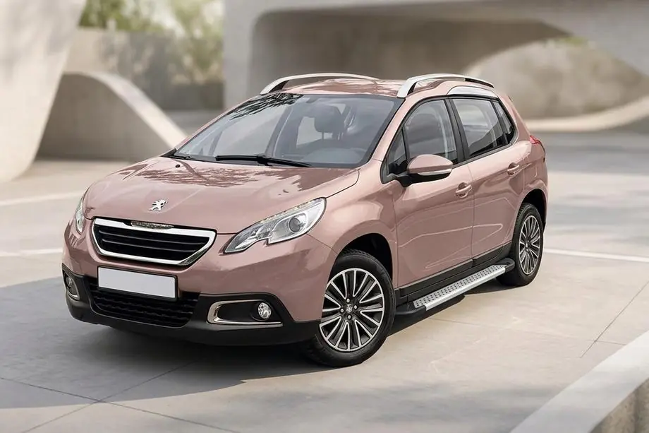 Peugeot 2008 2013–2019 Side steps New Vision Grey (2 stuks, aluminium) Image
