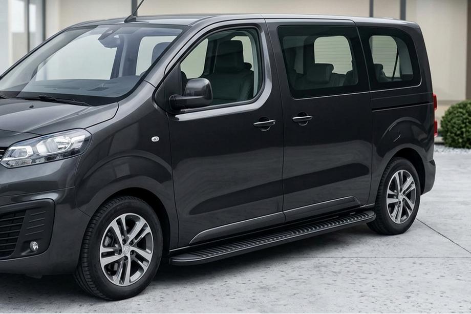 Peugeot Expert 2017– Side steps Tayga Black (2 stuks, aluminium) XL - Lange wielbasis Image