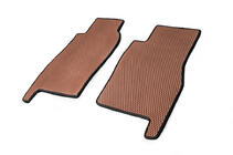 Nissan Patrol Y61 1997–2011 EVA automatten (baksteenpatroon) 2 stuks (voor) foto 4