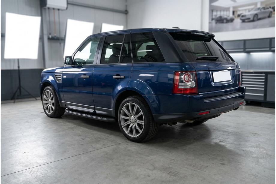 Range Rover Sport 2005–2013 Side steps Tayga Black (2 stuks, aluminium) Image