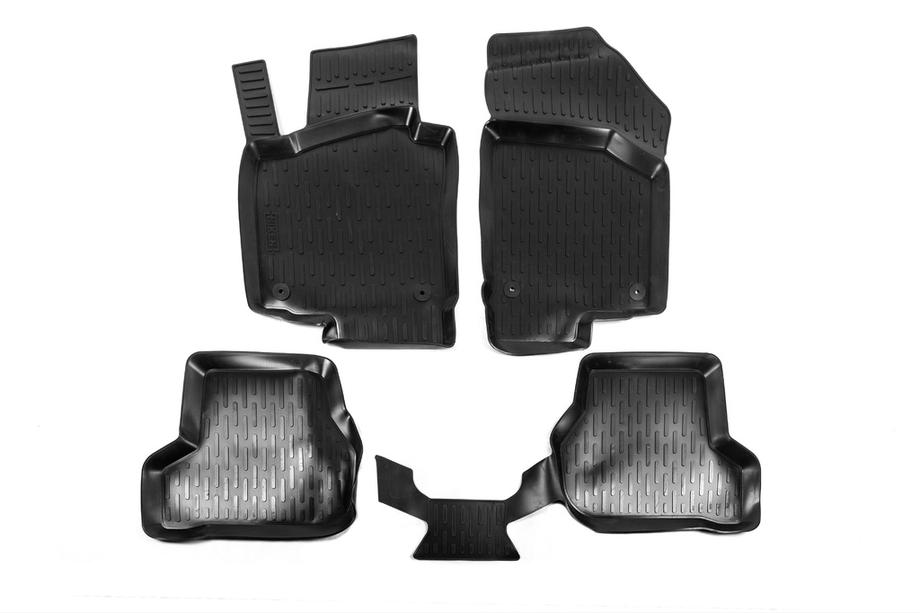 Volkswagen Jetta 2006–2011 Rubberen automatten (4 stuks, Niken 3D) Image