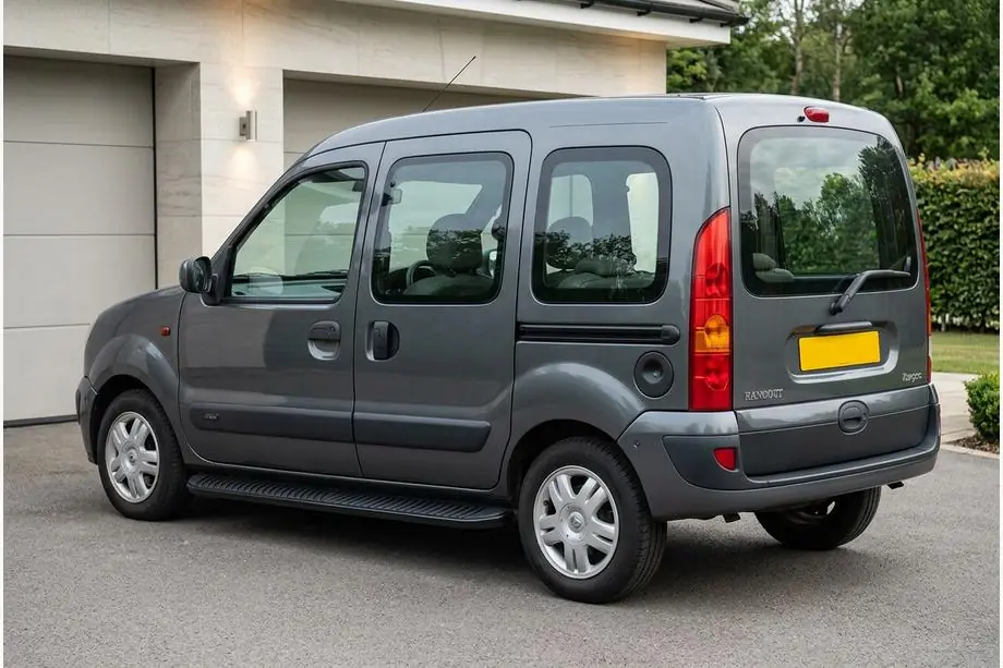 Renault Kangoo 1998–2008 Side steps Tayga Black (2 stuks, aluminium) Image