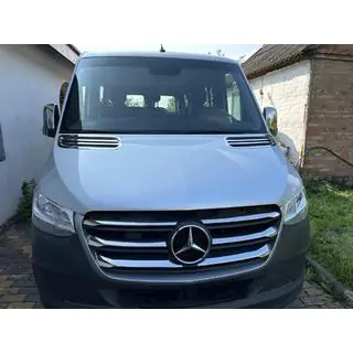 Chroom grille sierlijsten (brede uitvoering, 6 stuks)