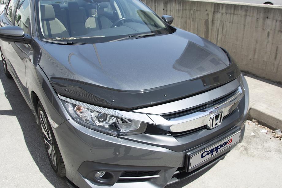 Honda Civic Sedan X 2016–2021 Motorkapdeflector (EuroCap) Foto 4