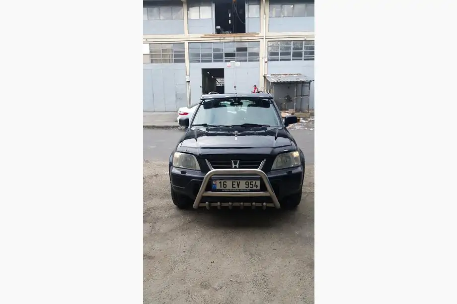 Honda CRV 1996–2001 Voorruitvizier (zwart hoogglans, 5 mm) Foto 3