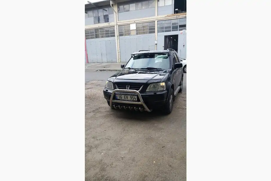 Honda CRV 1996–2001 Voorruitvizier (zwart hoogglans, 5 mm) Foto 4