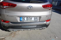 Hyundai Tucson TL 2016–2021 Achterbumper diffuser EuroCap 2016-2018 (ABS) foto 13