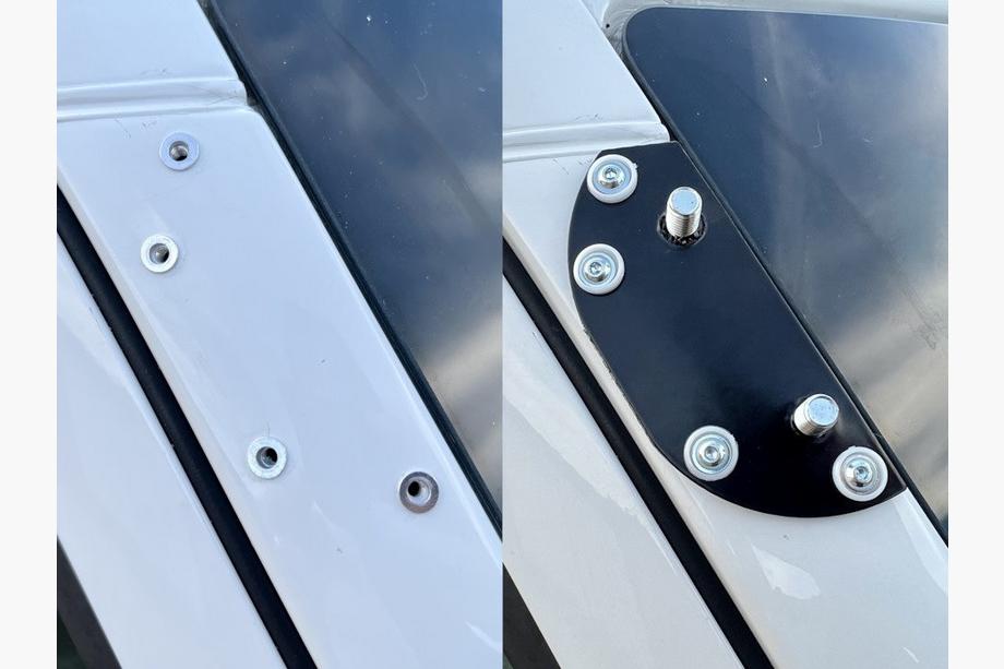 Mercedes Sprinter W907/W910 2018– Voorruitvizier (zwart hoogglans, 5 mm) Foto 8