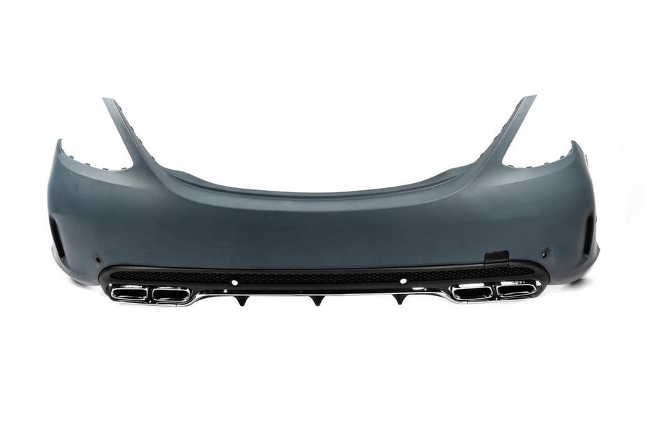 Mercedes C-klasse W205 2014–2021 Carrosseriekit met complete achterbumper (AMG C63-designs 2014-2018) Foto 9