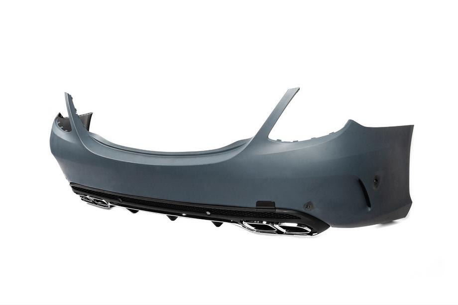 Mercedes C-klasse W205 2014–2021 Carrosseriekit met complete achterbumper (AMG C63-designs 2014-2018) Foto 10