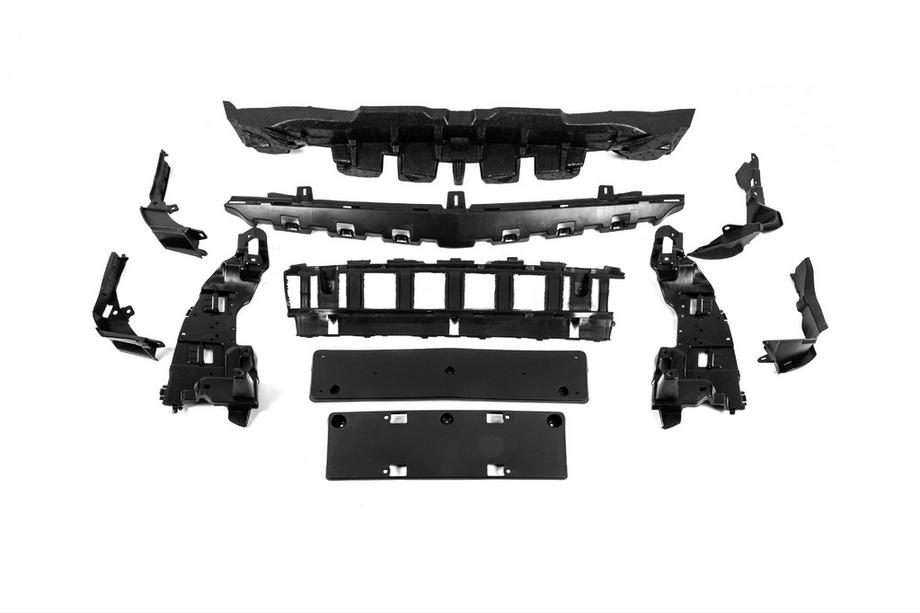 Mercedes C-klasse W205 2014–2021 Carrosseriekit met complete achterbumper (AMG C63-designs 2014-2018) Foto 12