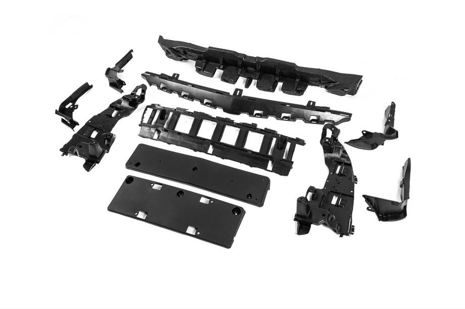 Mercedes C-klasse W205 2014–2021 Carrosseriekit met complete achterbumper (AMG C63-designs 2014-2018) Foto 13