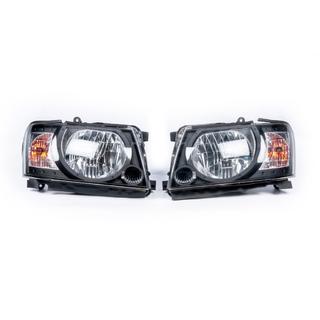 Koplampenset Safari Black (2004-2008, 2 stuks) Nissan Patrol Y61 1997–2011 foto 2