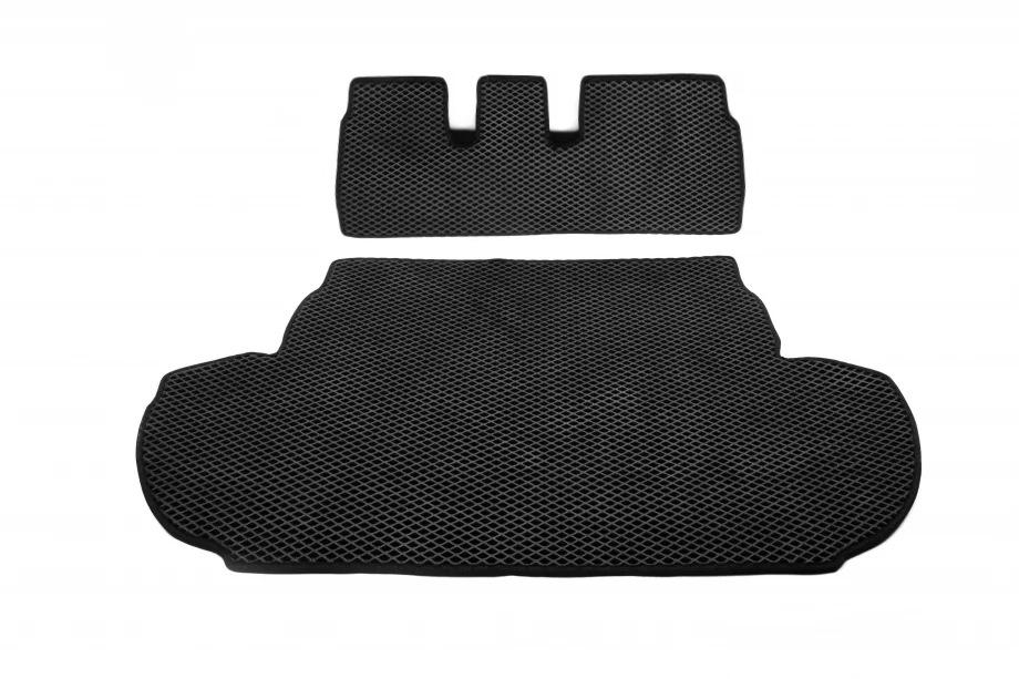Mitsubishi Outlander 2006–2012 Kofferbakmat (EVA, zwart) 7-zits Zonder subwoofer Foto 4