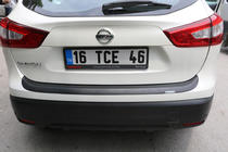 Nissan Qashqai 2014–2021 Achterbumperbeschermer EuroCap (2014-2017, ABS) foto 5