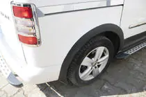 Volkswagen Caddy 2015–2020 Set sierlijsten en wielkastverbreders foto 14