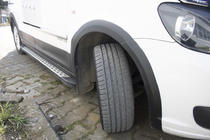 Volkswagen Caddy 2015–2020 Set sierlijsten en wielkastverbreders 2 deuren, korte wielbasis foto 16