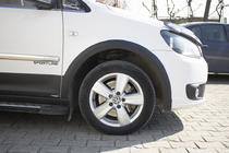 Volkswagen Caddy 2015–2020 Set sierlijsten en wielkastverbreders 2 deuren, korte wielbasis foto 31