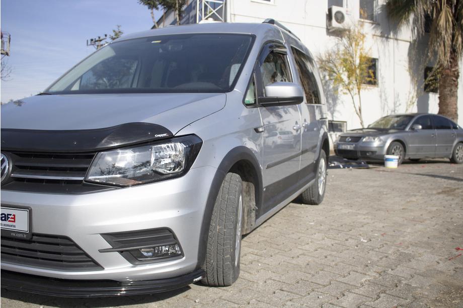 Volkswagen Caddy 2015–2020 Set sierlijsten en wielkastverbreders 1 deur, korte wielbasis Foto 8