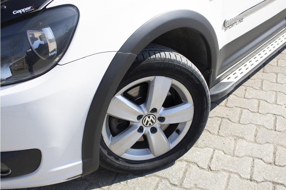 Volkswagen Caddy 2015–2020 Set sierlijsten en wielkastverbreders 1 deur, korte wielbasis Foto 9