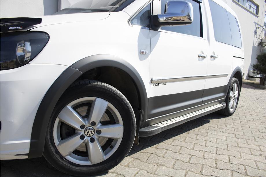Volkswagen Caddy 2015–2020 Set sierlijsten en wielkastverbreders 1 deur, korte wielbasis Foto 13