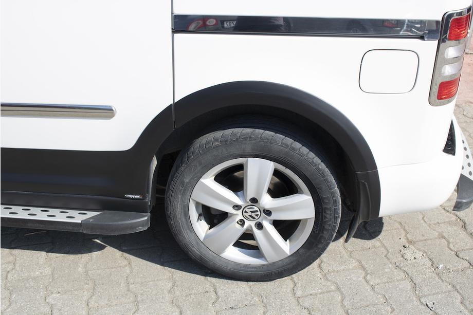Volkswagen Caddy 2015–2020 Set sierlijsten en wielkastverbreders 1 deur, korte wielbasis Foto 19